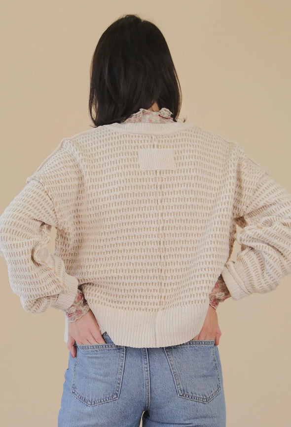 Tavia Two-Tone Sweater
