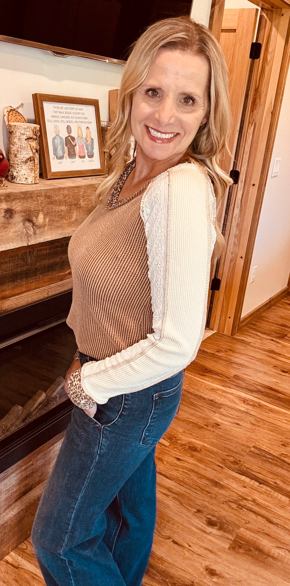Rebecca Ribbed Top