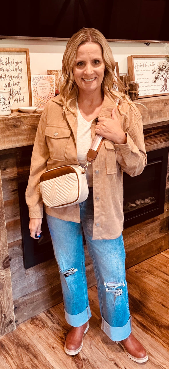 Coffee Date Cross Body Bag