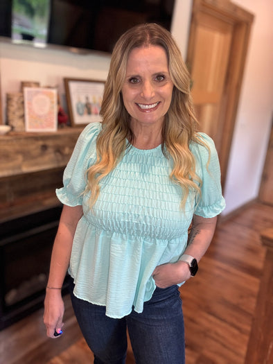 Mint Mika Top