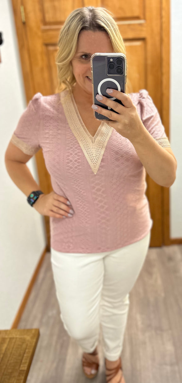 Mauve Marissa Top