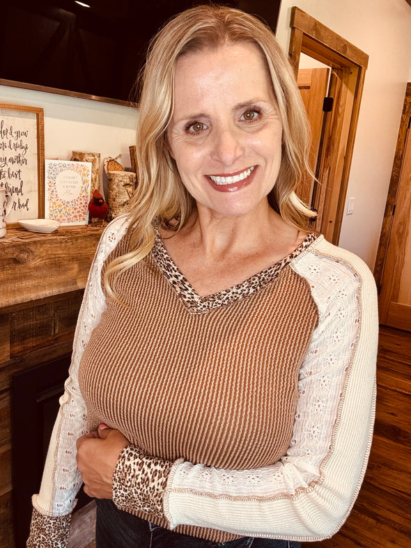Rebecca Ribbed Top