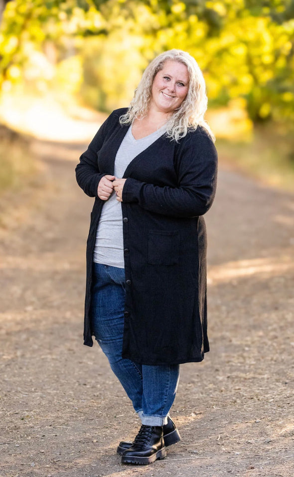 Colbie Cardigan by MM in black