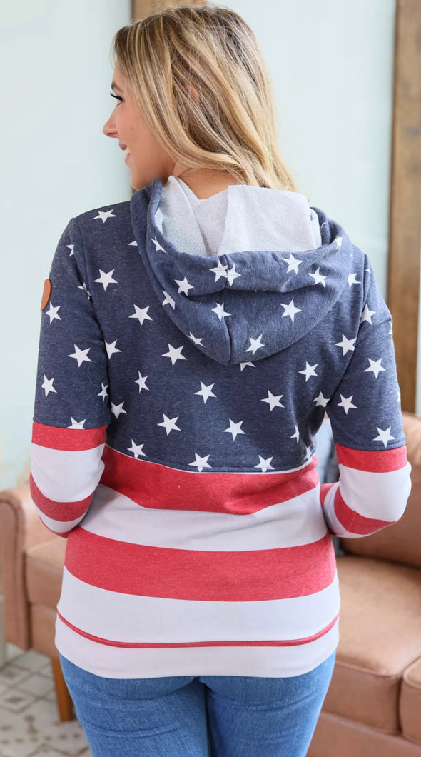 Stars & Stripes Pullover Hoodie