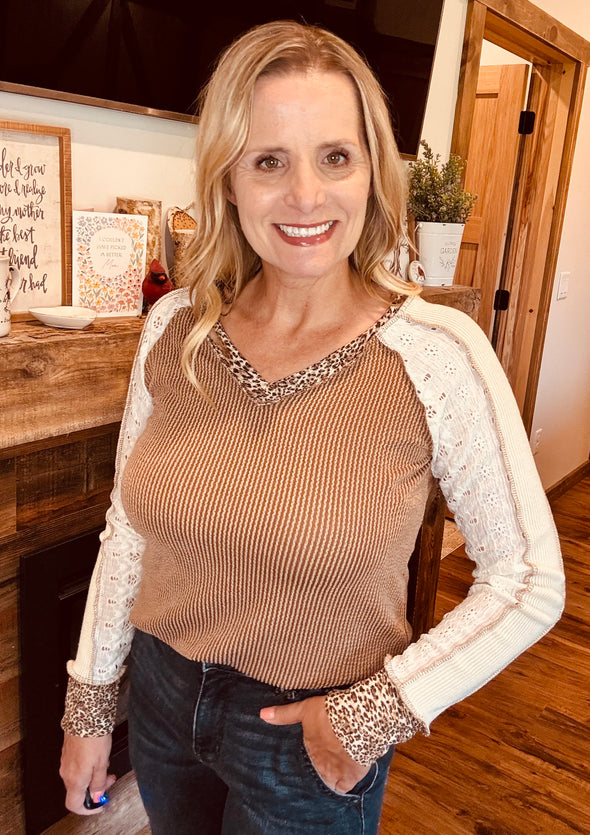 Rebecca Ribbed Top