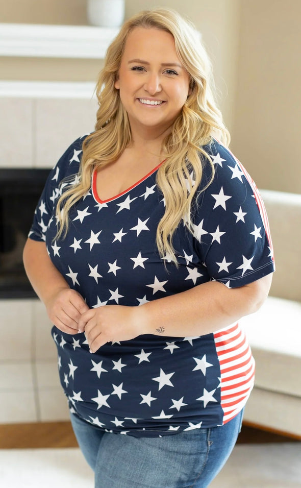 Chloe Forever Stars & Stripes Top by MM