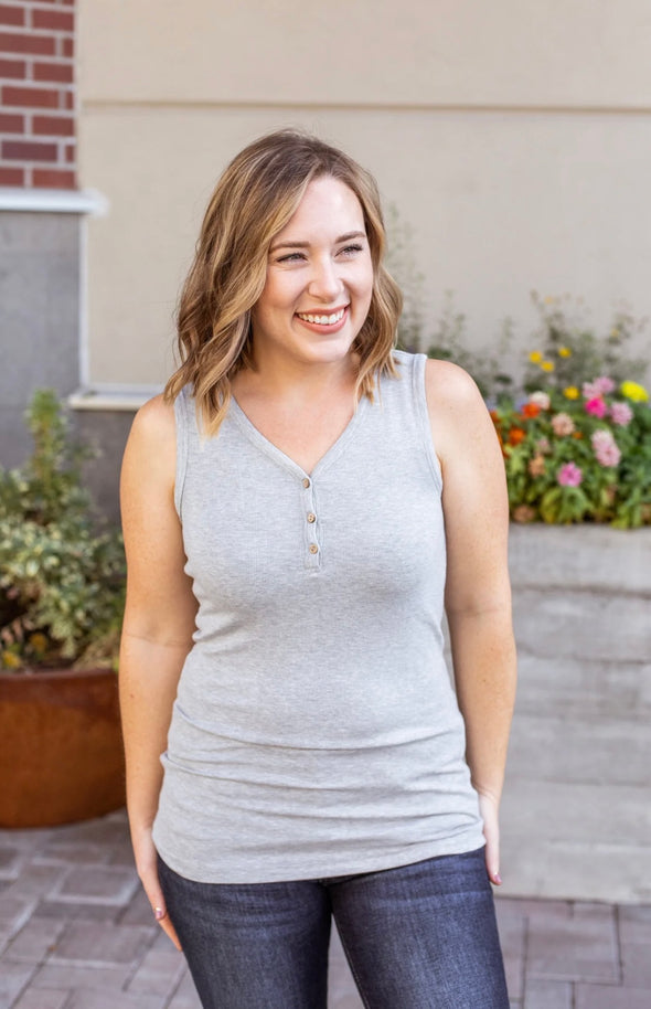 Addison Tank in Grey