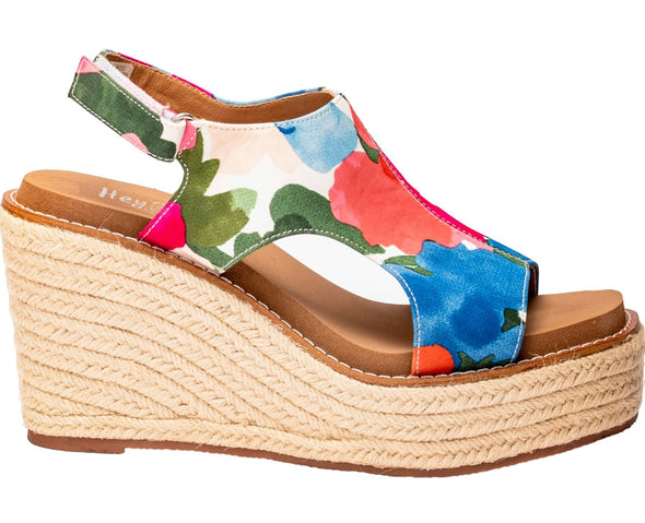 Fiona Floral Espadrille Wedge