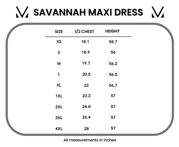 Savannah Maxi Dress