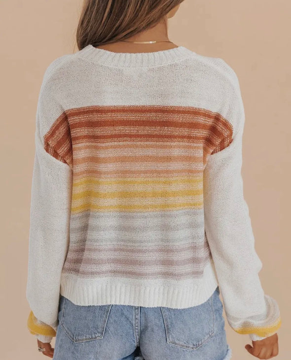 Sunshine Striped Sweater