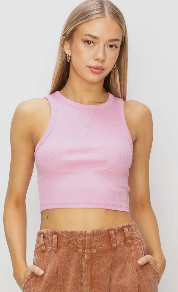 Raisa Ribbed Cropped Tank