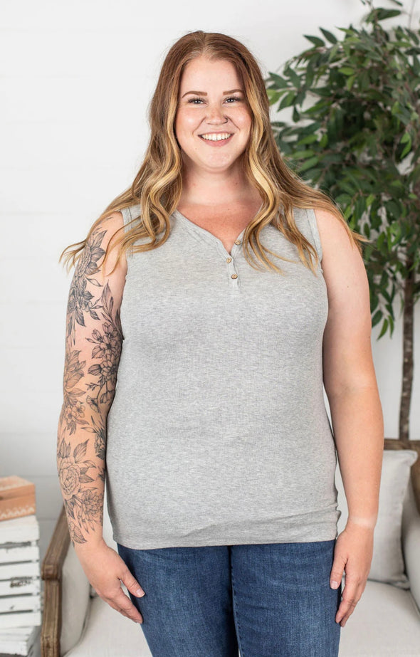 Addison Tank in Grey