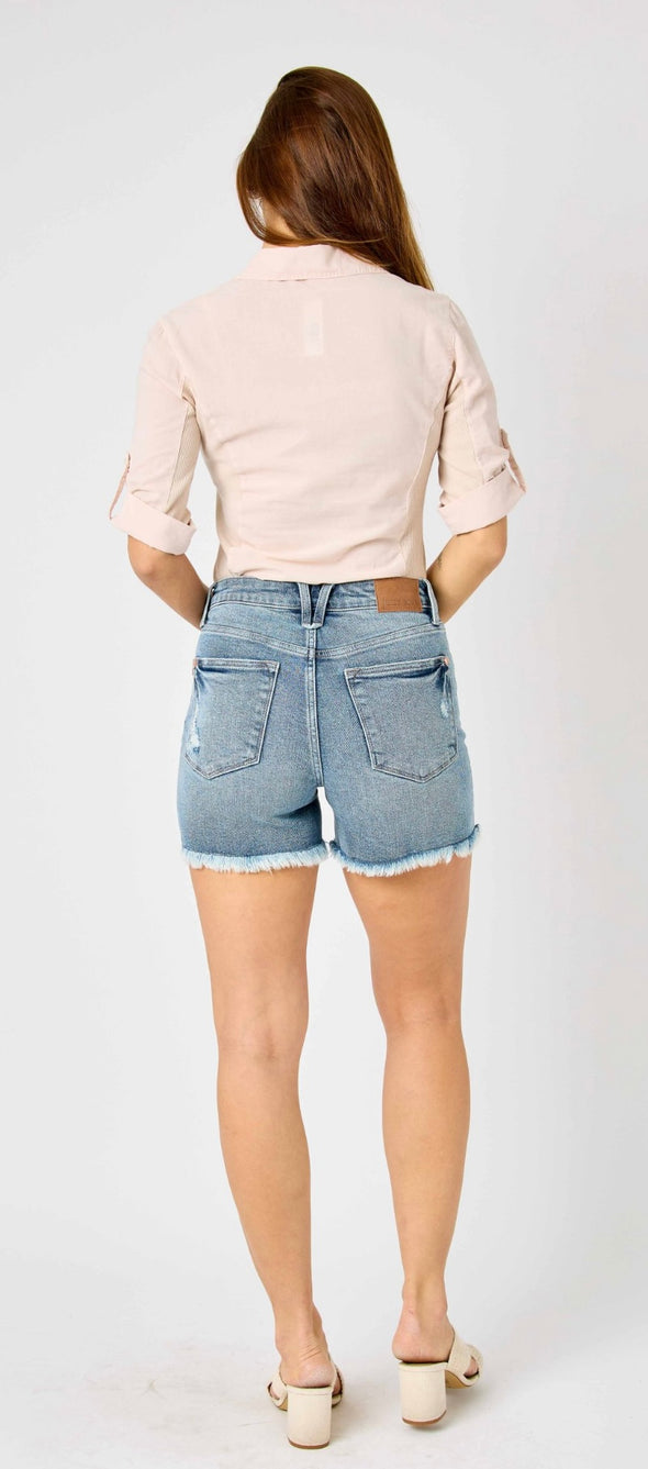 Bella Buttonfly Shorts by Judy Blue