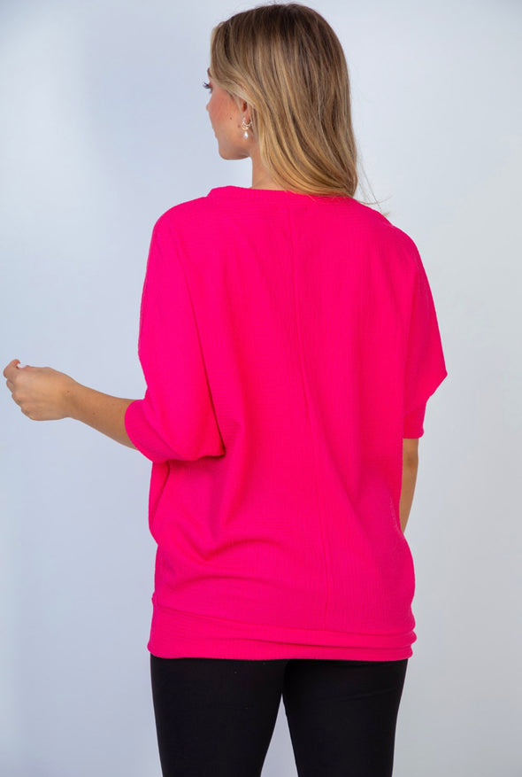 Frida Fuchsia Top