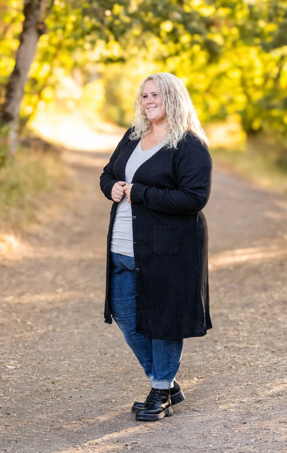 Colbie Cardigan by MM in black