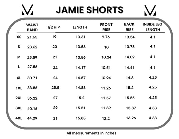 Jamie Shorts in Summer Orange