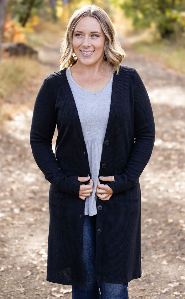 Colbie Cardigan by MM in black