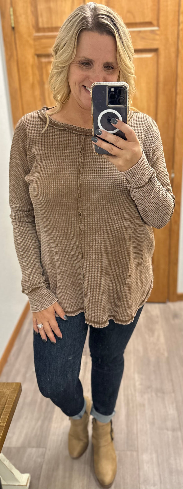 Wanted Waffle Knit in Multi