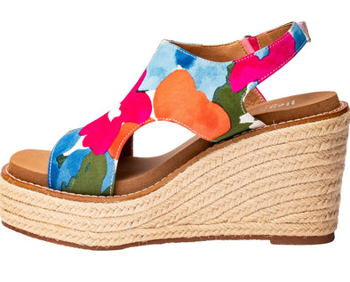 Fiona Floral Espadrille Wedge