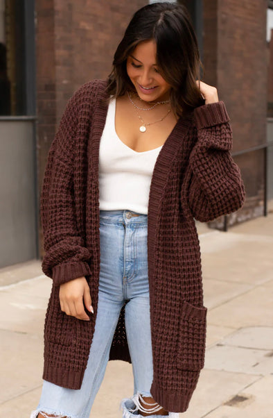 Fall Forever Chunky Knit Cardigan