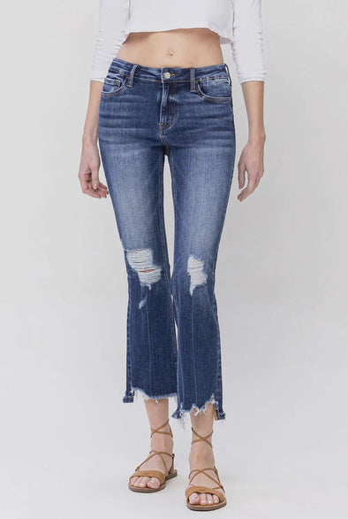 Karina Crop Kick Flares