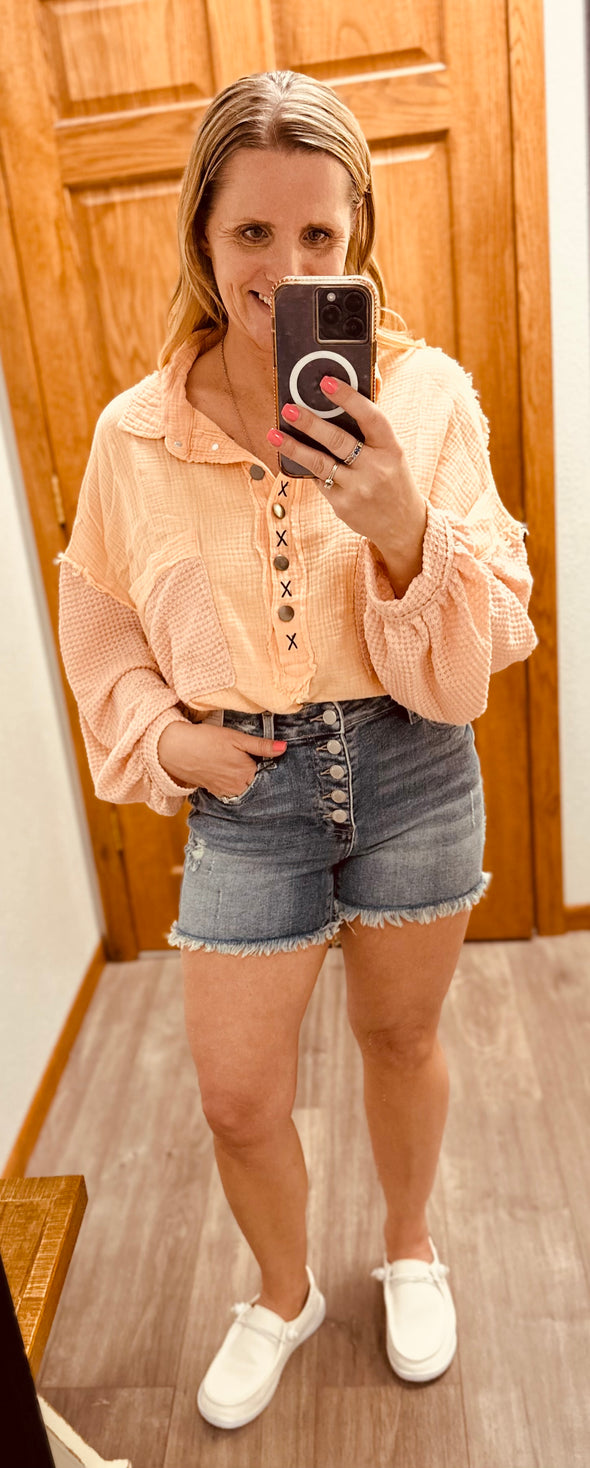 Peach Perfection Top