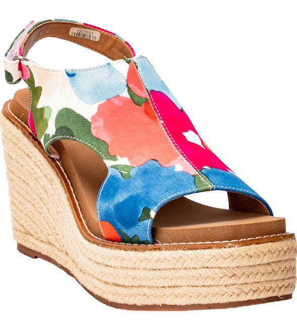 Fiona Floral Espadrille Wedge