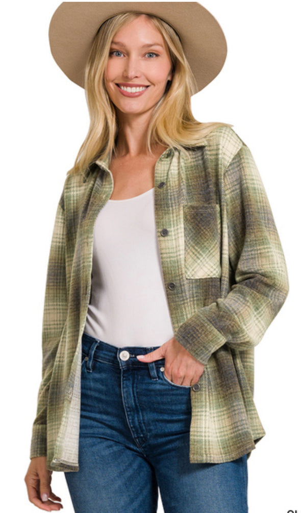 Country Classic Shacket in Multi