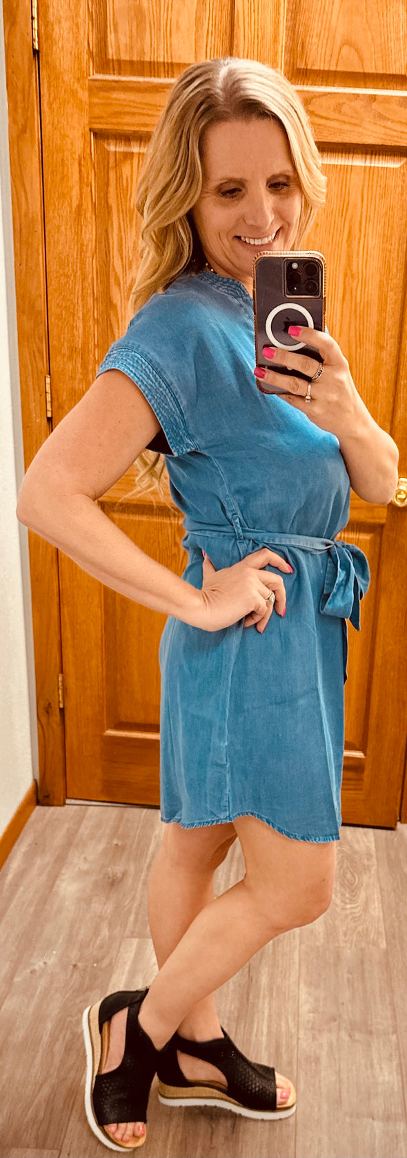 Charla Chambray Dress