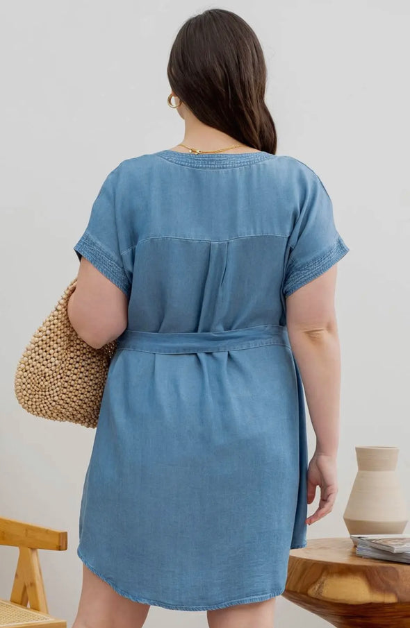 Charla Chambray Dress