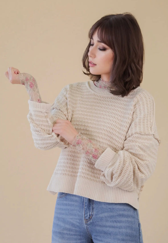 Tavia Two-Tone Sweater