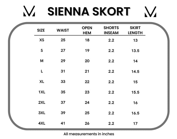 Sienna Skort by MM in Multi