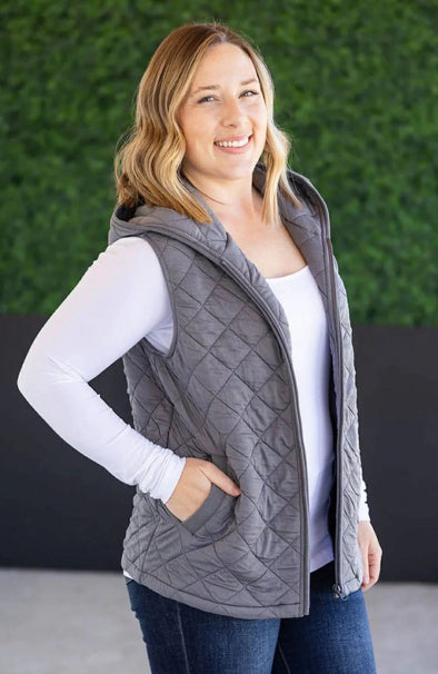 Heather Hooded Vest by MM