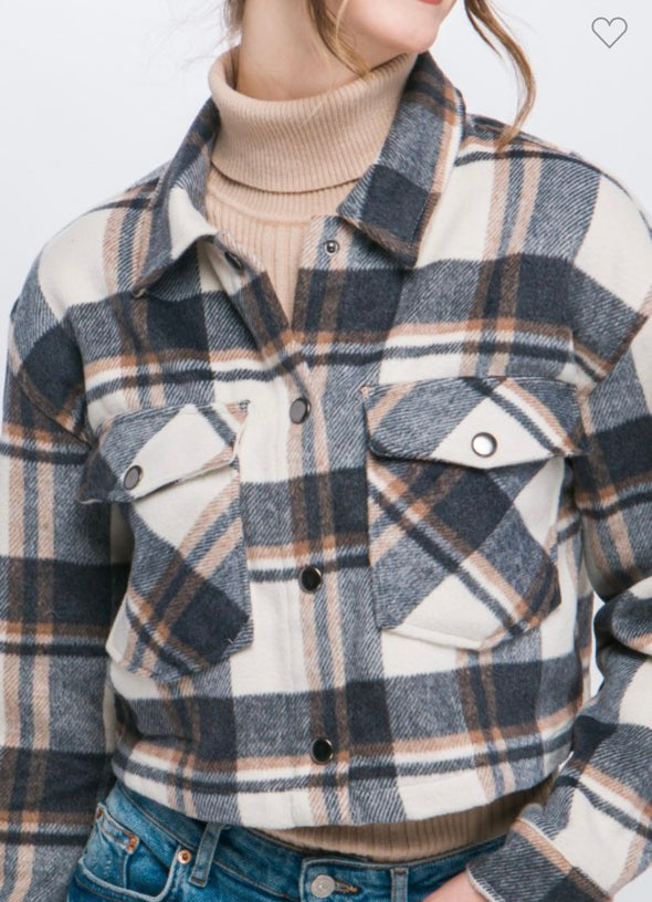 Charcoal Charlee Shacket