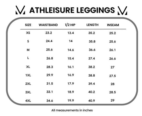 Aria Athleisure Leggings by MM in Multi