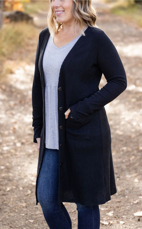 Colbie Cardigan by MM in black
