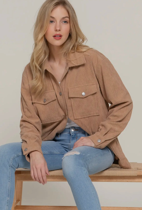 Carsyn Corduroy Shacket
