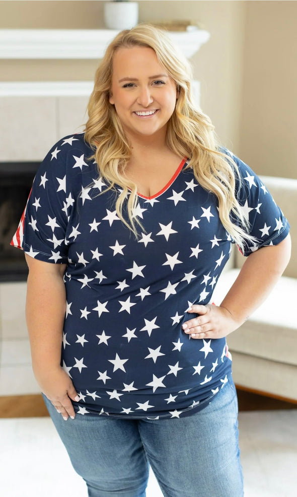 Chloe Forever Stars & Stripes Top by MM