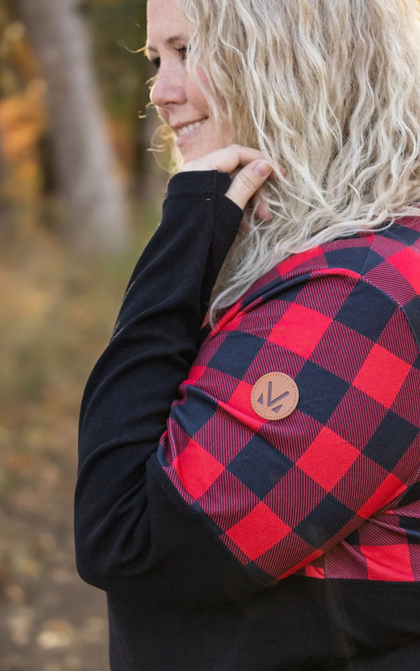 Natalie Pullover in Buffalo Plaid