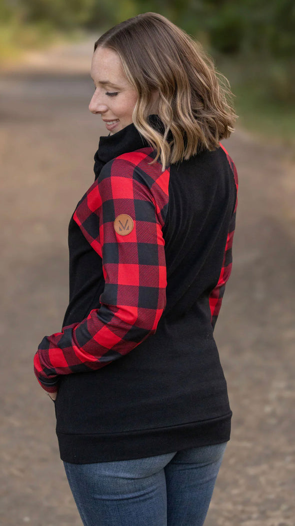 Buffalo Plaid Zip Cowl