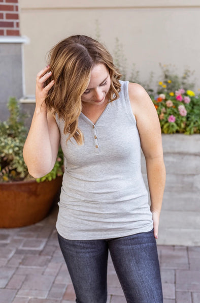 Addison Tank in Grey