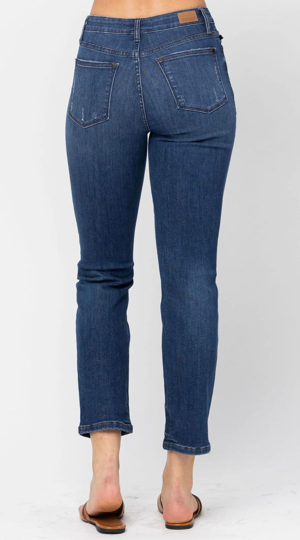 Bree Buttonfly Boyfriend Jeans by JudyBlue