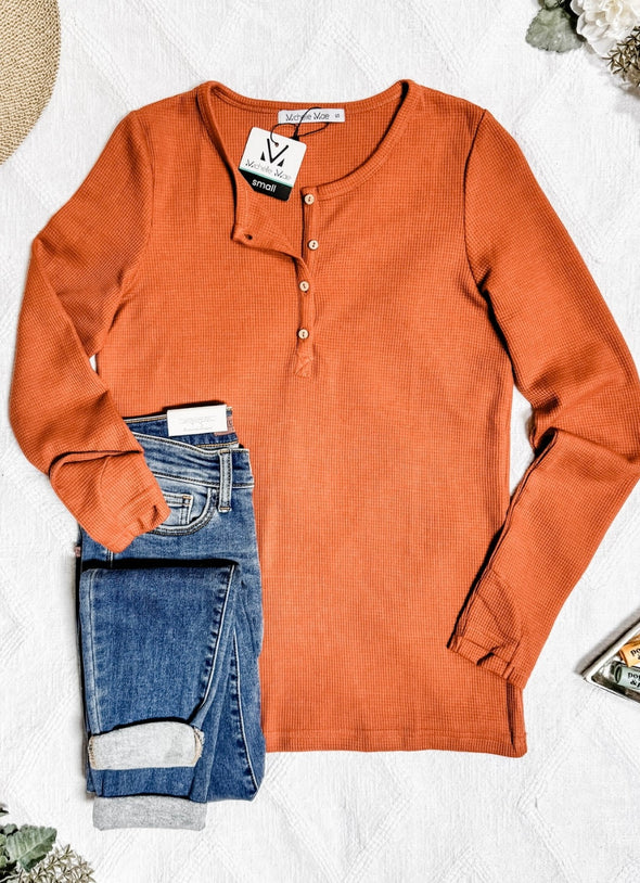 Harper Long Sleeve Henley by MM