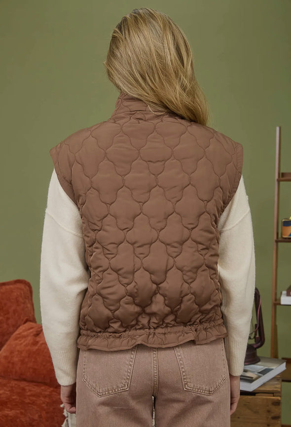 Penelope Quilted Puffer Vest