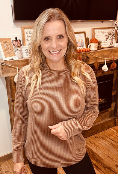 Ryka Ribbed Top in Multi
