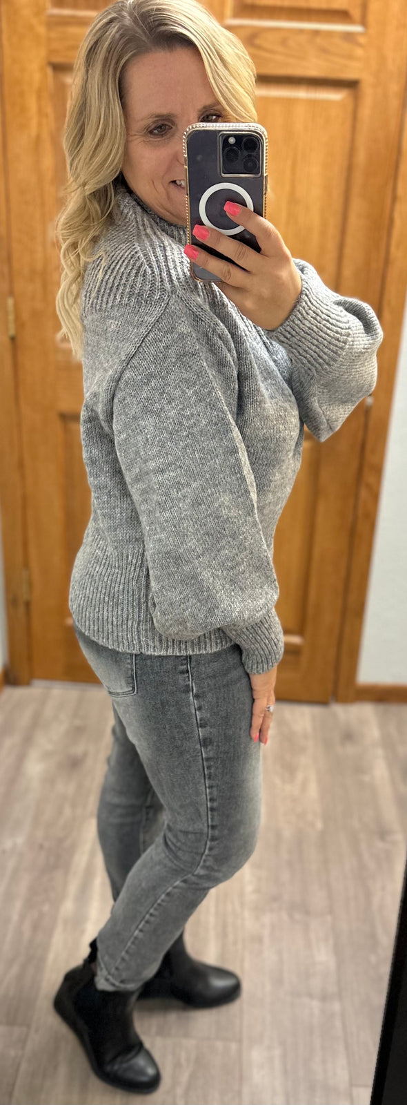 Maverick Mockneck Sweater in Multi