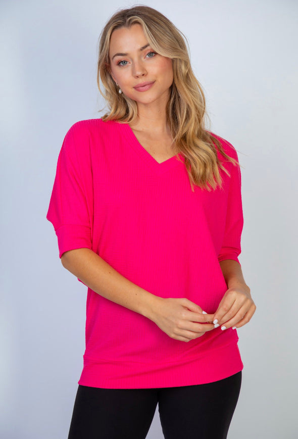 Frida Fuchsia Top