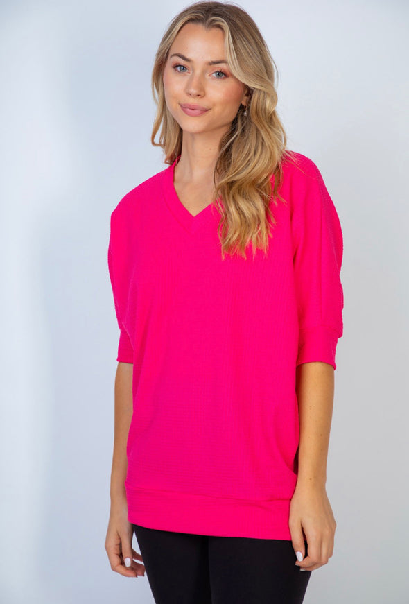 Frida Fuchsia Top