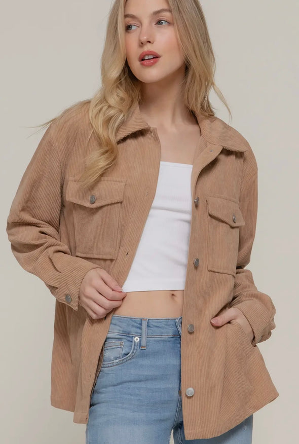Carsyn Corduroy Shacket