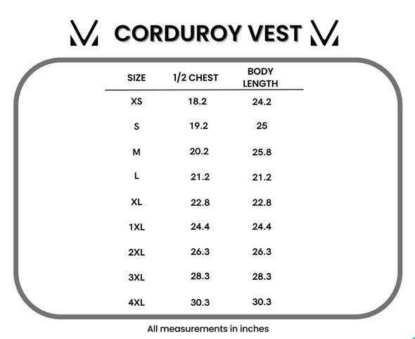 Calli Corduroy Vest by MM